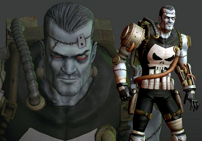 Новый костюм Касла - Франкен Касл. Marvel Franken-Castle